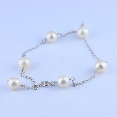 Pearl Silver Bracelet A10